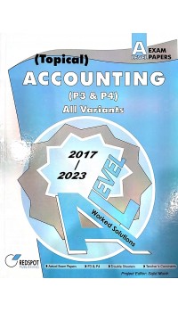 GCE A Level Accounting Paper 3@4 (All Variants) 